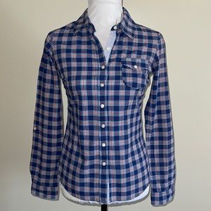 Girl Krazy plaid button down size XS